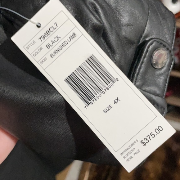 Men’s 4X lamb skin soft leather jacket - Picture 4 of 12